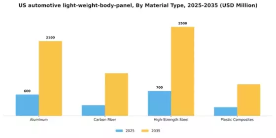 US Automotive Light Weight Body Panel Market Segment Image 2