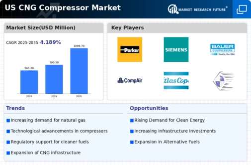 US CNG Compressor Market Infographic