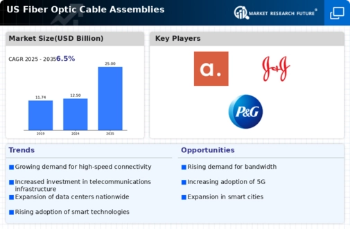 US Fiber Optic Cable Assemblies Market Infographic