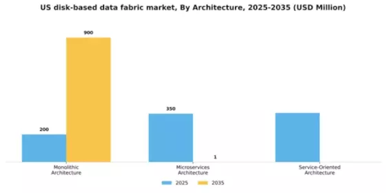 US Disk Based Data Fabric Market Segment Image 1