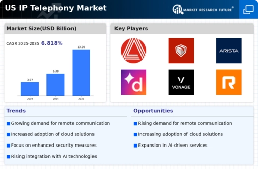 US IP Telephony Market Infographic