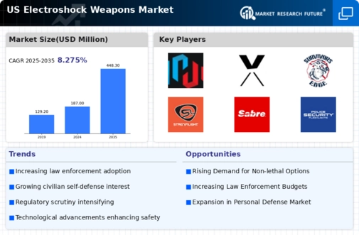 US Electroshock Weapons Market Infographic