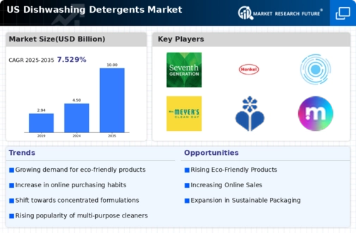 US Dishwashing Detergents Market Infographic