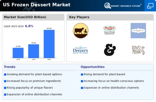 US Frozen Dessert Market Infographic