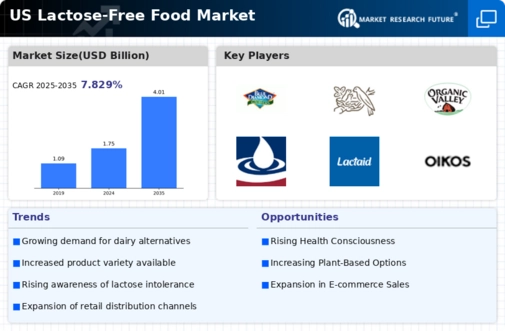 US Lactose Free Food Market Infographic