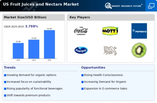 US Fruit Juices Nectars Market Infographic