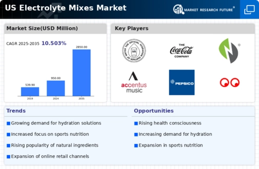 US Electrolyte Mixes Market Infographic