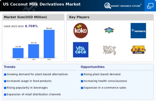 US Coconut Milk Derivatives Market Infographic