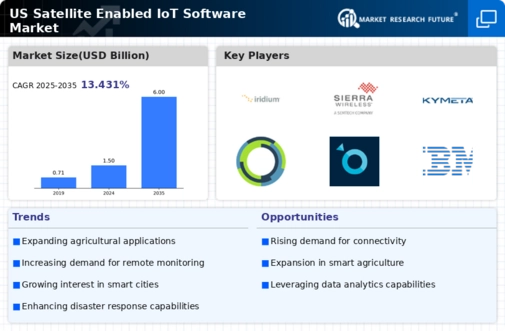 US Satellite Enabled IoT Software Market Infographic