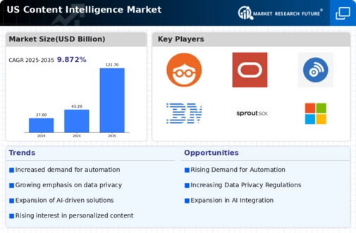 US Content Intelligence Market Infographic