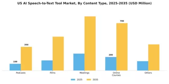 US AI Speech to Text Tool Market Segment Image 0