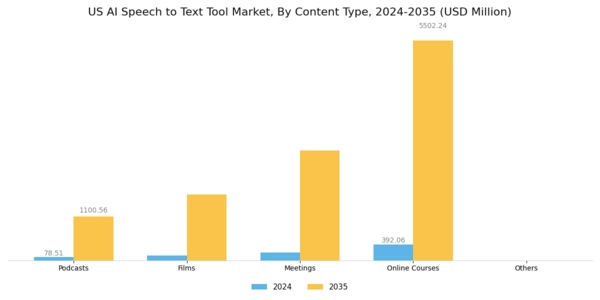 US AI Speech to Text Tool Market Segment Image 1