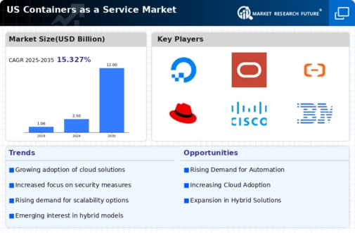 US Containers as a Service Market Infographic
