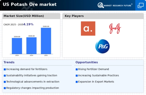 US Global Potash Ore Market Infographic