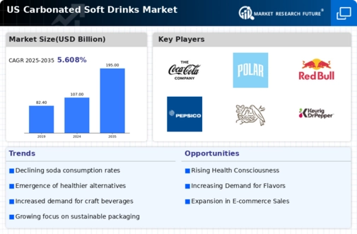 US Carbonated Soft Drinks Market Infographic