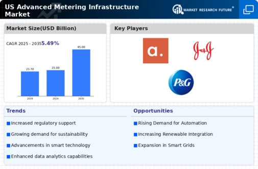 US Advanced Metering Infrastructure Market Infographic
