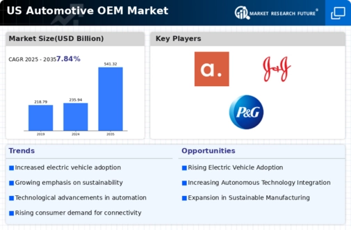 US Automotive OEM Market Infographic