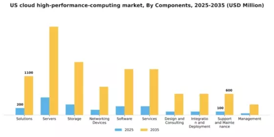 US Cloud High Performance Computing Market Segment Image 1