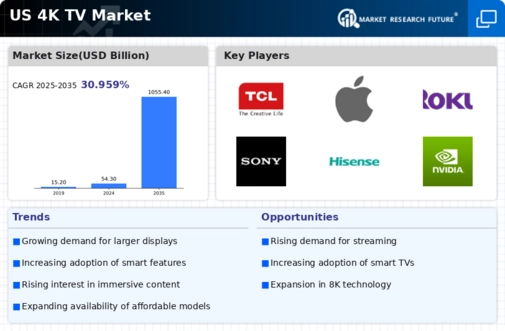 US 4K TV Market Infographic