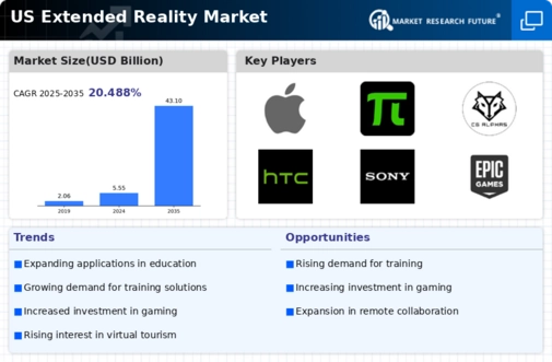 US Extended Reality Market Infographic