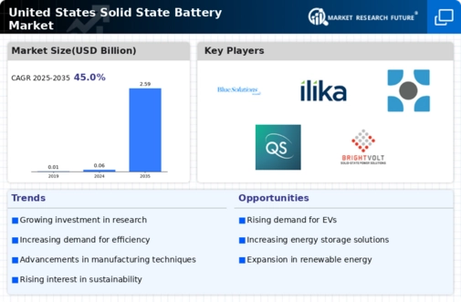 US Solid State Battery Market Infographic