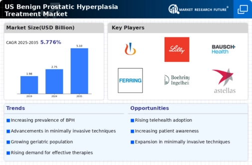US Benign Prostatic Hyperplasia Treatment Market Infographic