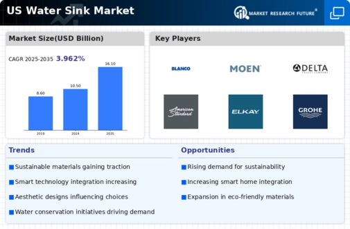 US Water Sink Market Infographic