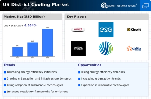 US District Cooling Market Infographic