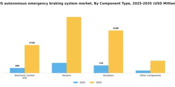 US Autonomous Emergency Braking System Market Segment Image 1
