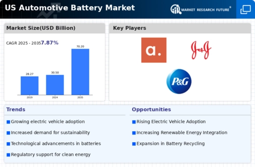 US Automotive Battery Market Infographic