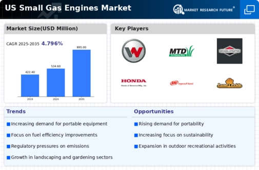 US Small Gas Engines Market Infographic