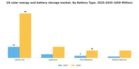 US Solar Energy and Battery Storage Market Segment Image 1