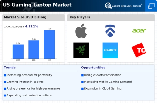 US Gaming Laptop Market Infographic