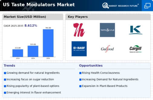 US Taste Modulators Market Infographic