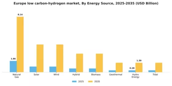 Europe low carbon hydrogen market Segment Image 1
