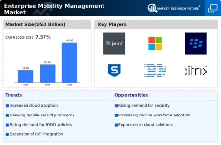Enterprise Mobility Management Market Infographic