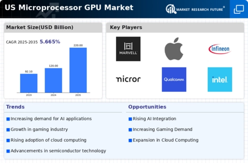 US Microprocessor GPU Market Infographic