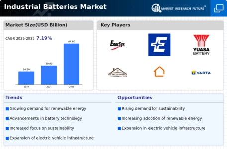 Industrial Batteries Market Infographic