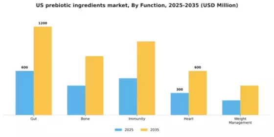 US Prebiotic Ingredients Market Segment Image 1