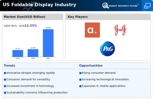 US Foldable Display Market Infographic