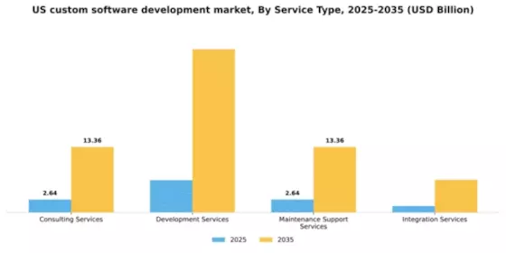 US Custom Software Development Market Segment Image 3