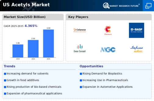 US Acetyls Market Infographic