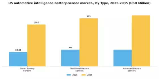 US Automotive Intelligence Battery Sensor Market Segment Image 3