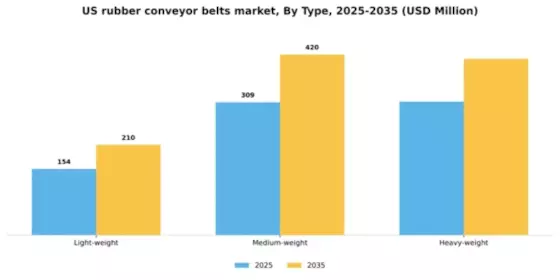 US Rubber Conveyor Belts Market Segment Image 1