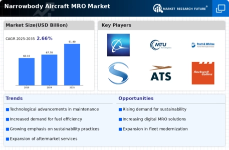 Narrowbody Aircraft MRO Market Infographic