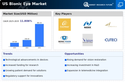 US Bionic Eye Market Infographic