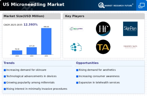 US Microneedling Market Infographic