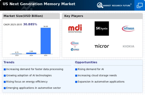 US Next-Generation Memory Market Infographic