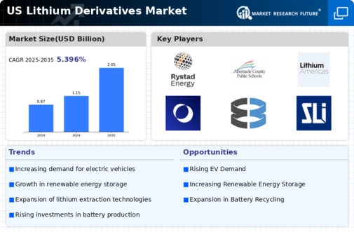 US Lithium Derivatives Market Infographic