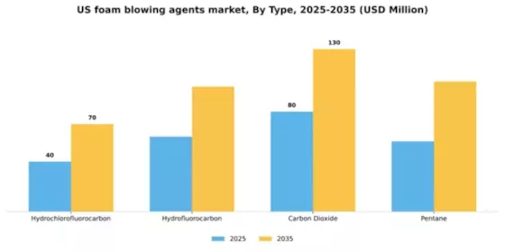US Foam blowing agents Market Segment Image 4